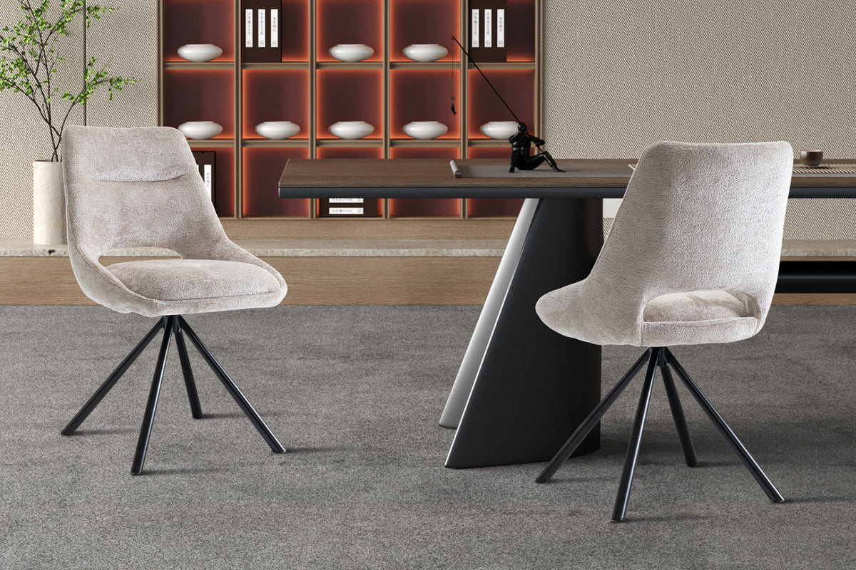 Chaise Dante – Beige – vue 2