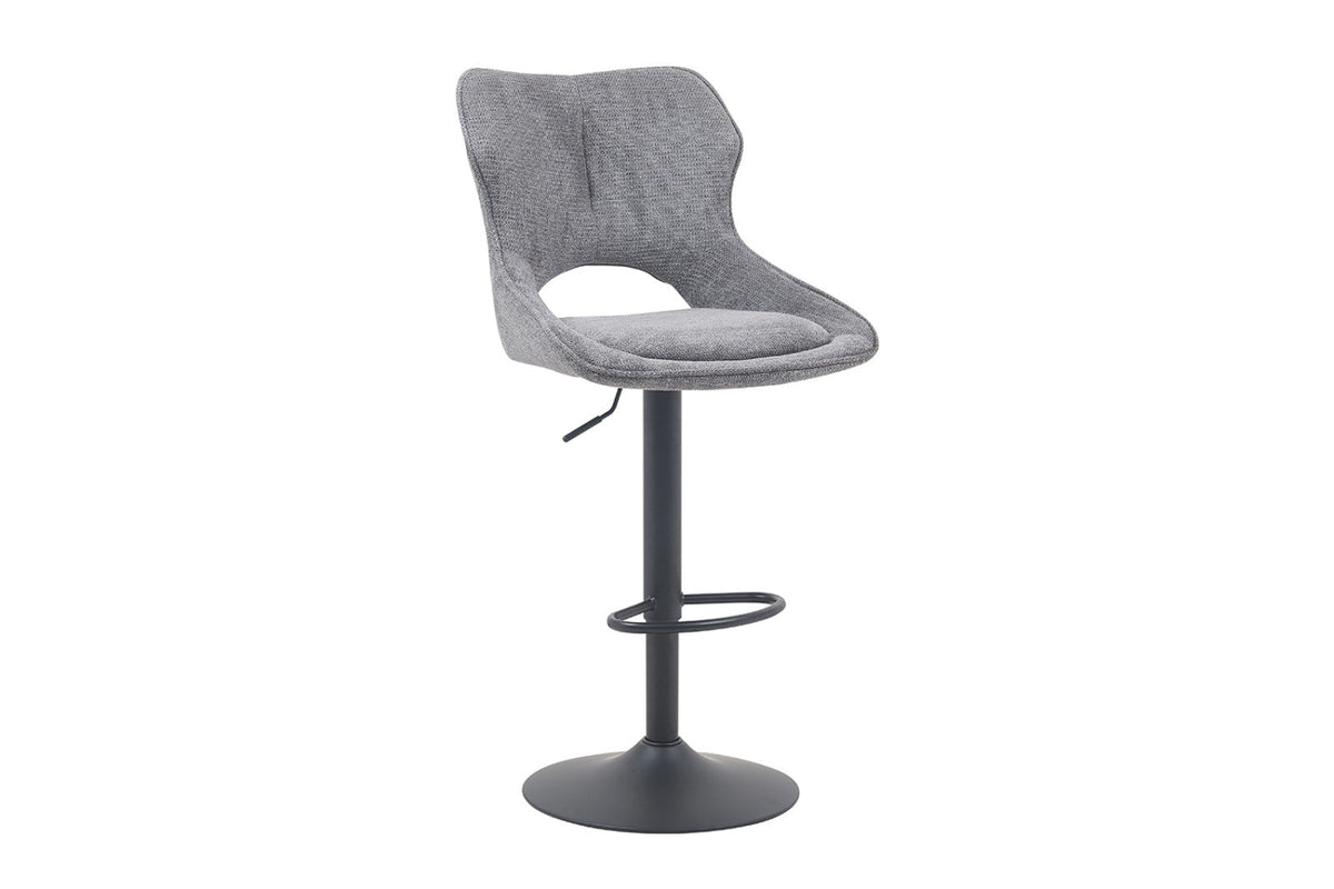 Chaise de bar Mori – Gris foncé – vue 5