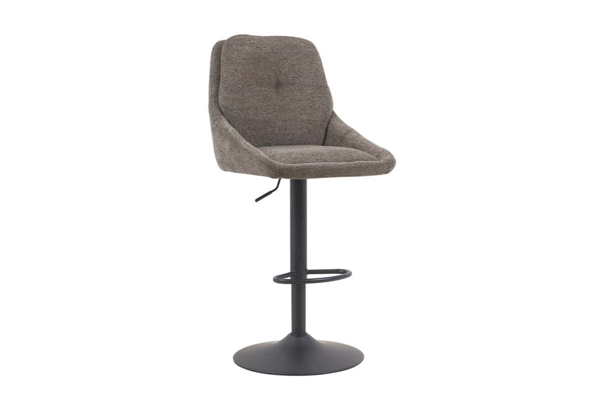 Chaise de bar pivotante Sabine – Gris – vue 5