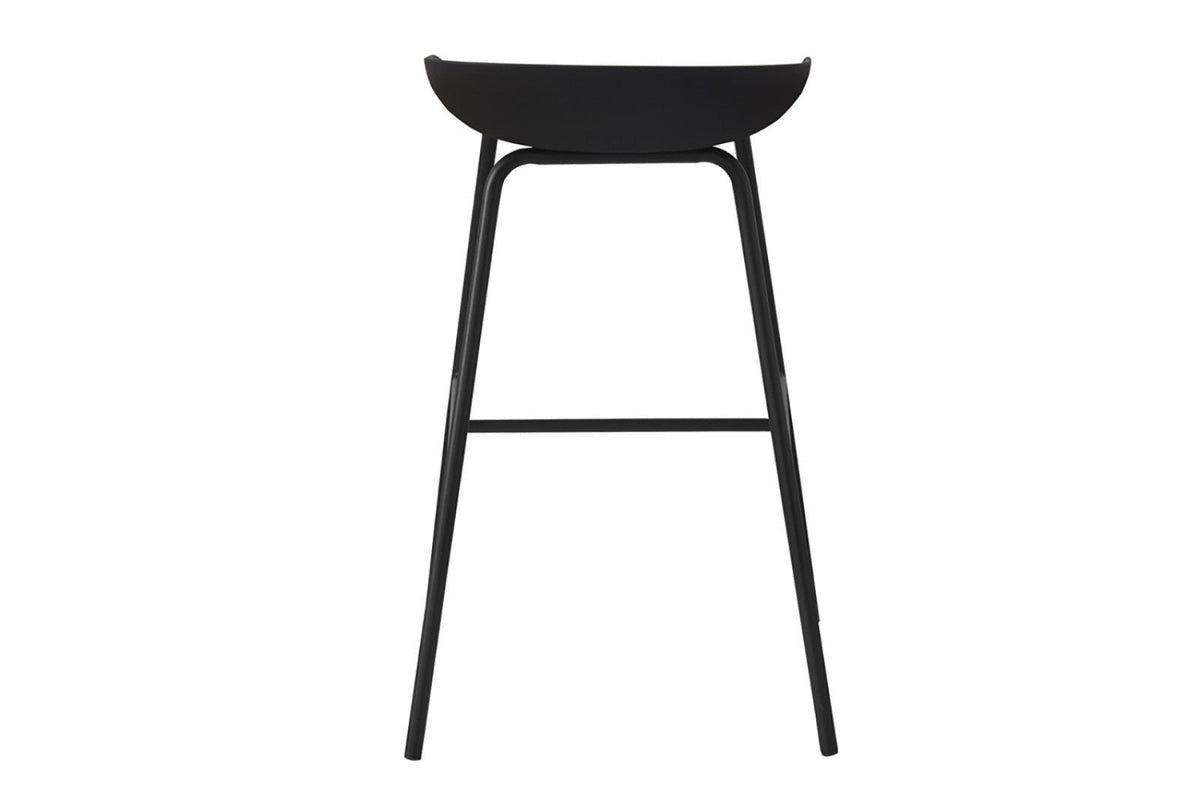 Chaise de comptoir Anna – Noir – vue 3
