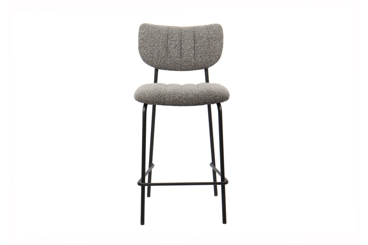 Chaise de comptoir Antura – Gris foncé – vue principale