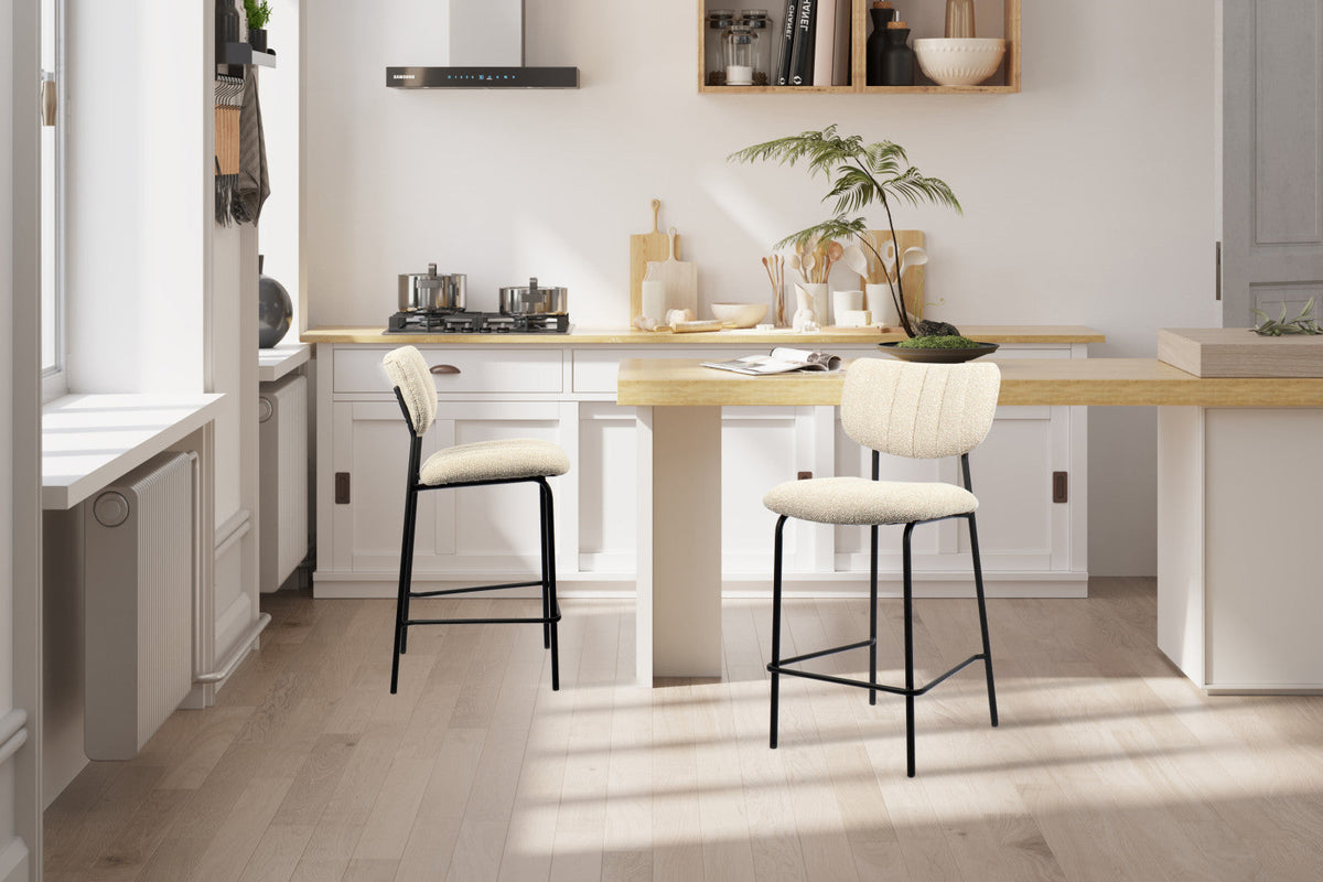 Chaise de comptoir Antura – Beige – vue 4