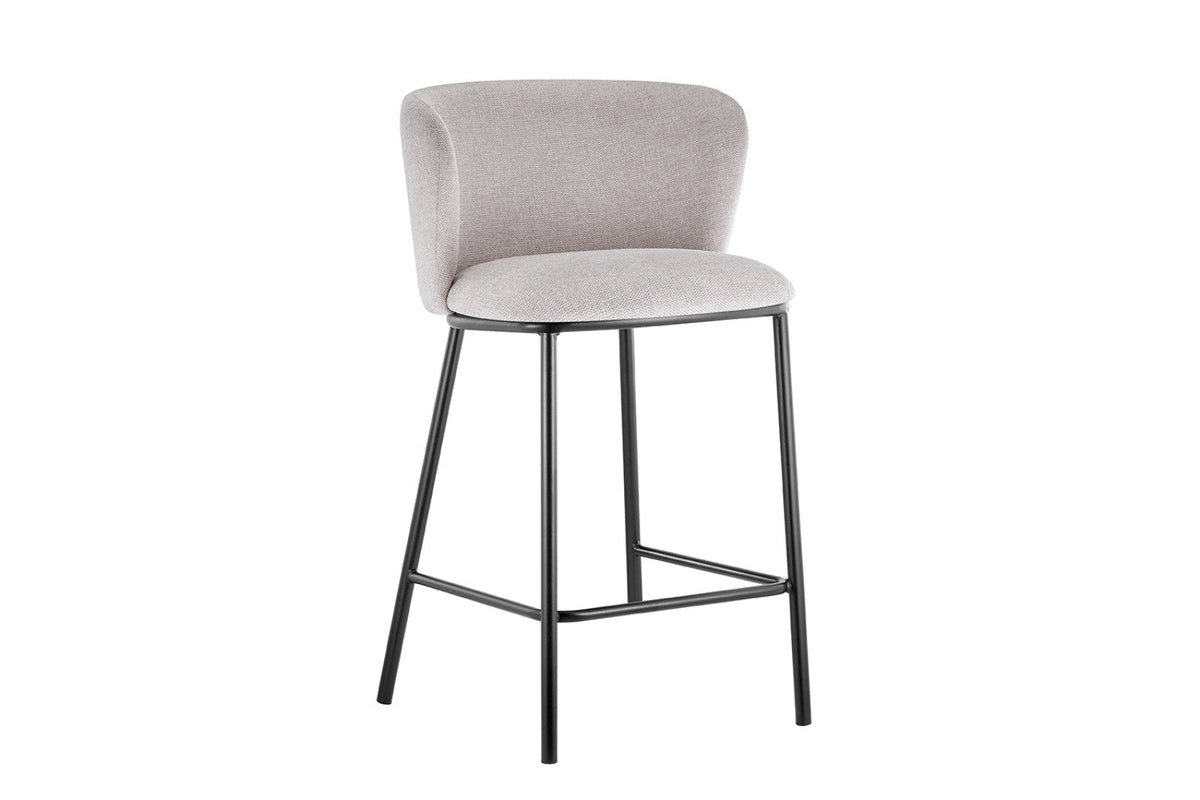 Chaise de comptoir Arthur – Beige – vue 4