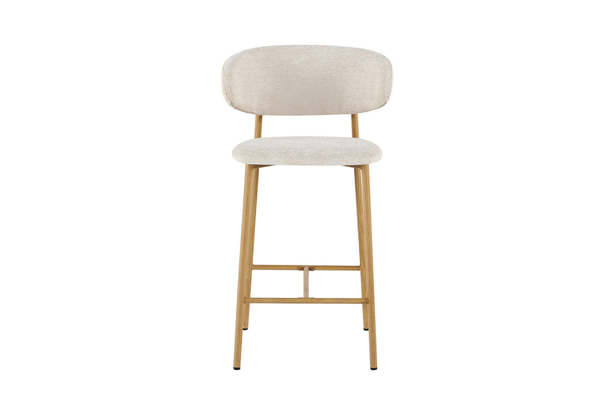 Chaise de comptoir Coco – Beige – vue principale