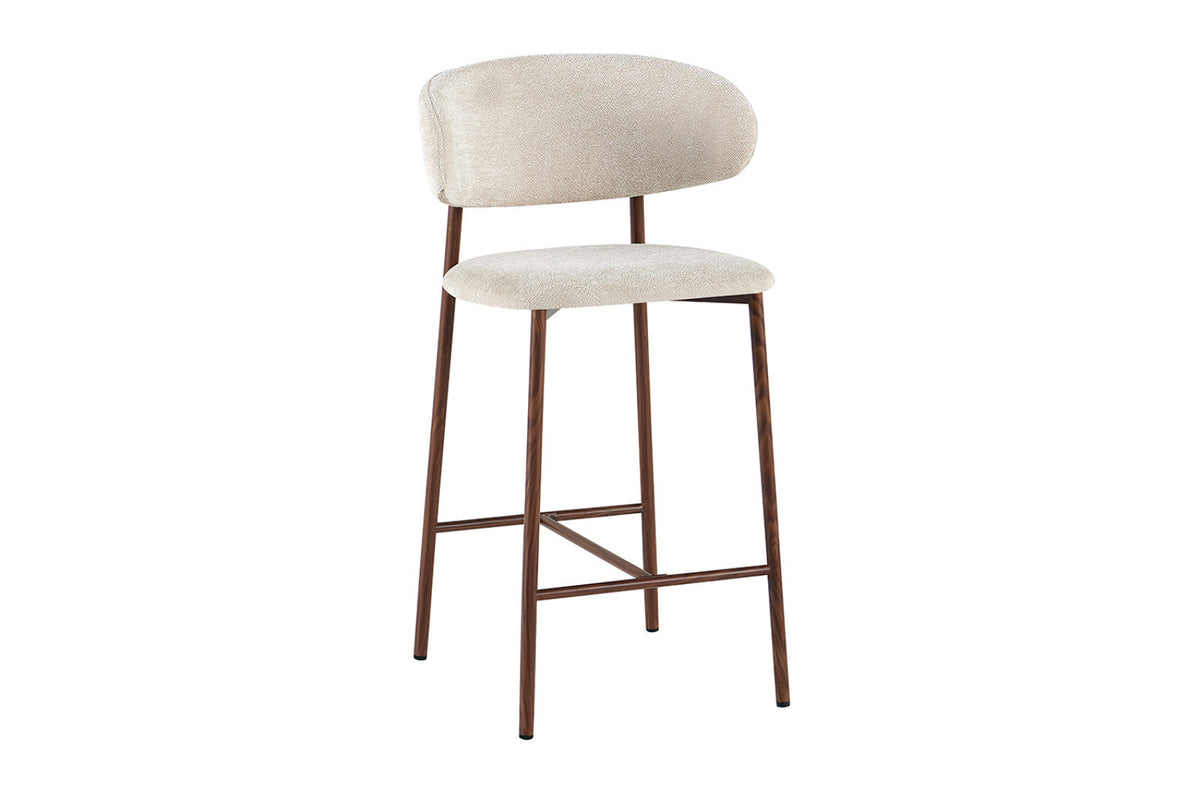 Chaise de comptoir Coco – Beige – vue 5