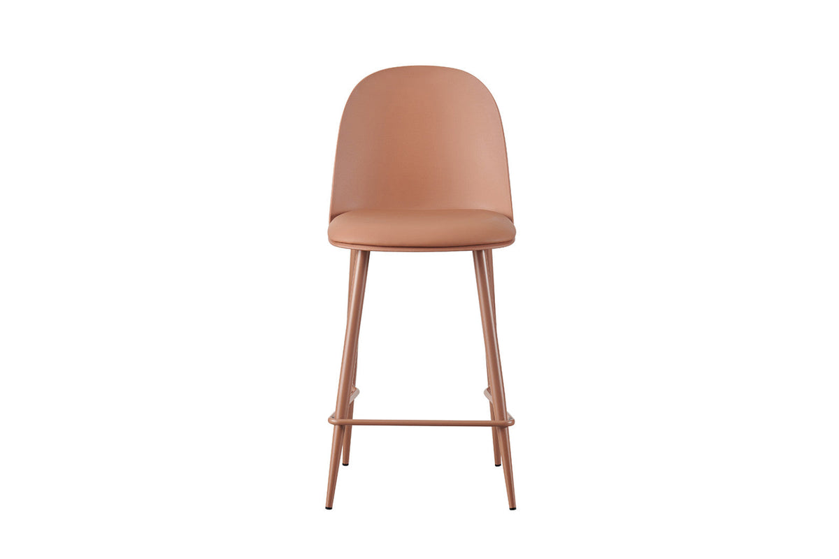 Chaise de comptoir Jasmin – Terracotta – vue principale