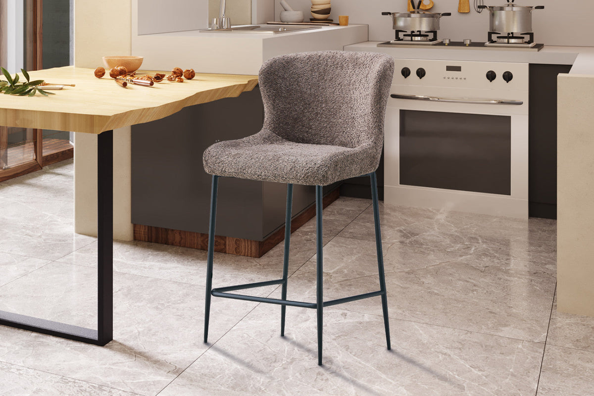 Chaise de comptoir Lisa – Sable – vue 3
