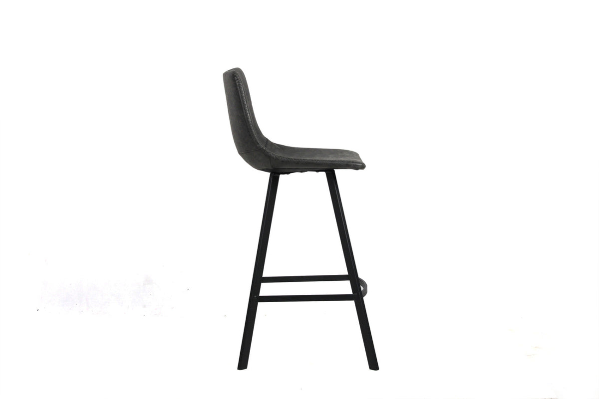 Chaise de comptoir Ozan – Noir – vue 5
