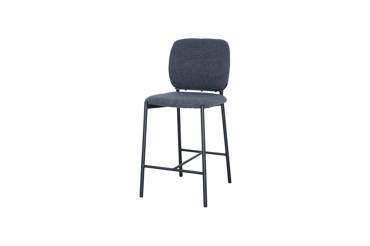 Chaise de comptoir Sophia – Gris foncé – vue 5