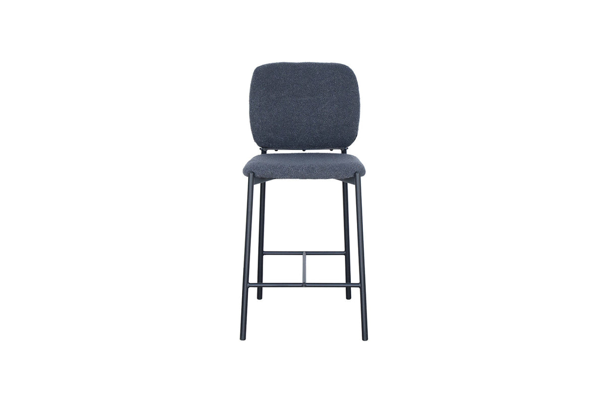 Chaise de comptoir Sophia – Gris foncé – vue principale