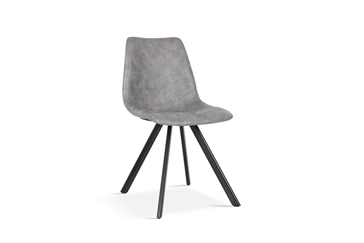 Chaise Emma – Gris foncé – vue principale