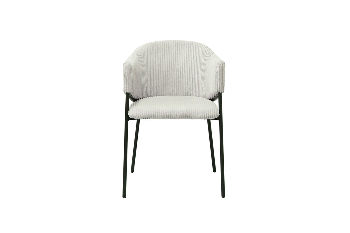 Chaise Hugo – Gris clair – vue principale