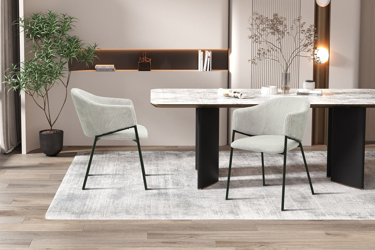 Chaise Hugo – Gris clair – vue 4