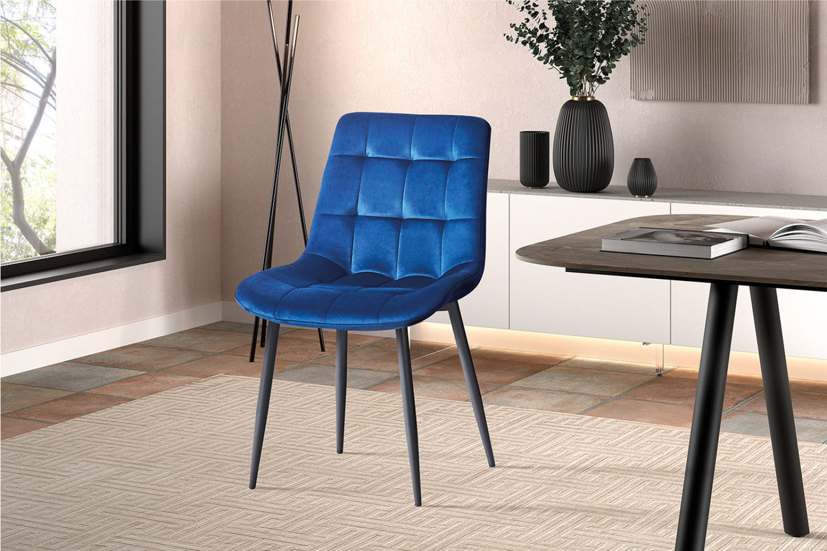 Chaise Juta – Bleu – vue 2
