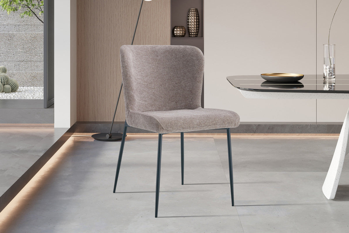 Chaise Lisa – Tissu sable – vue 3