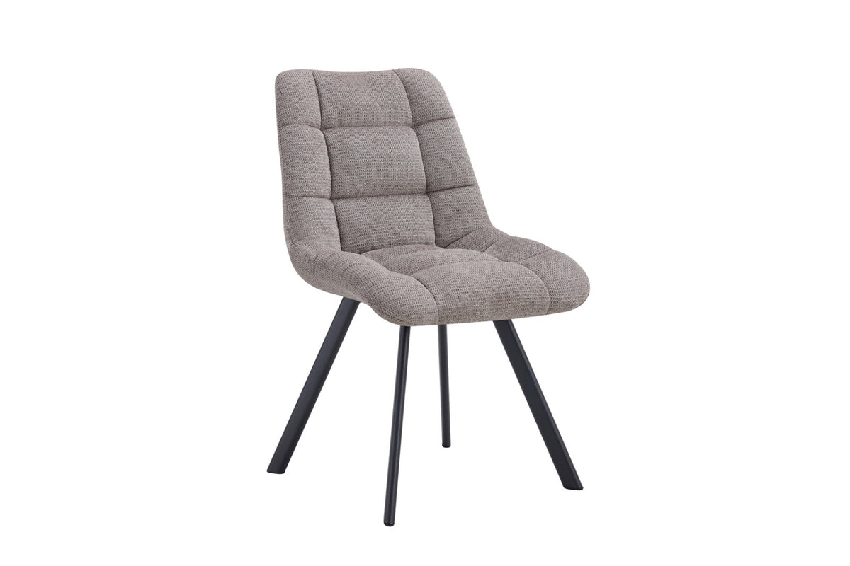 Chaise Lizzy – Gris clair – vue 5