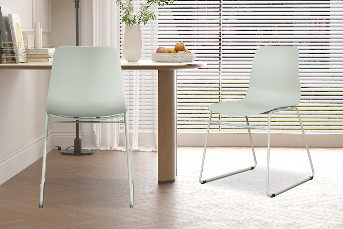 Chaise Marie – Gris-vert – vue 2