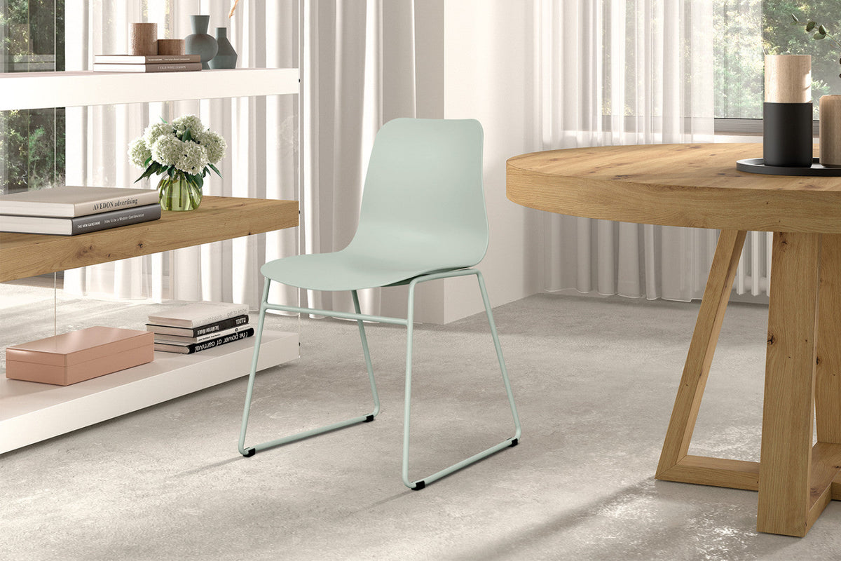 Chaise Marie – Gris-vert – vue 3