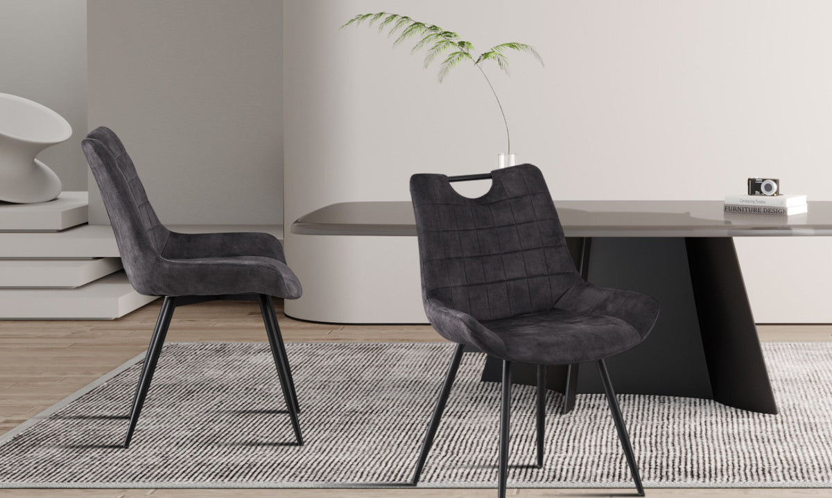 Chaise Nina – Gris – vue 2