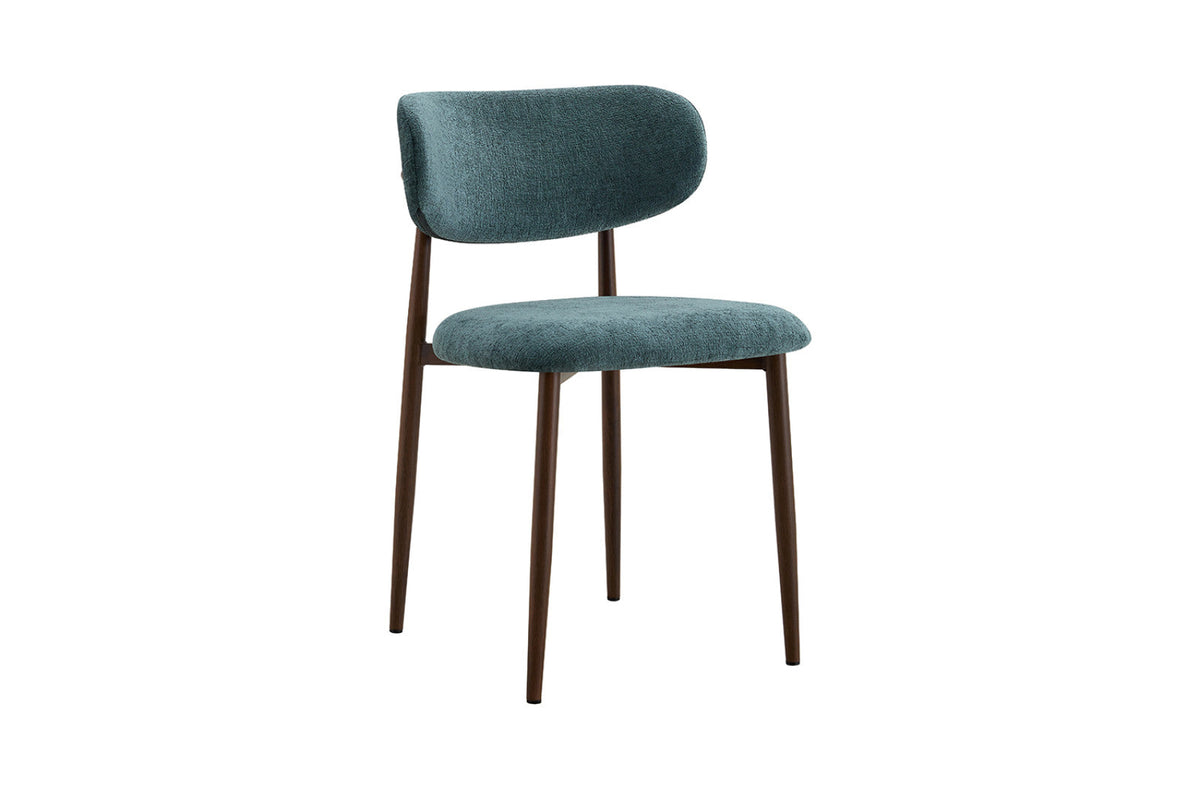 Chaise Nono – Bleu-vert – vue principale