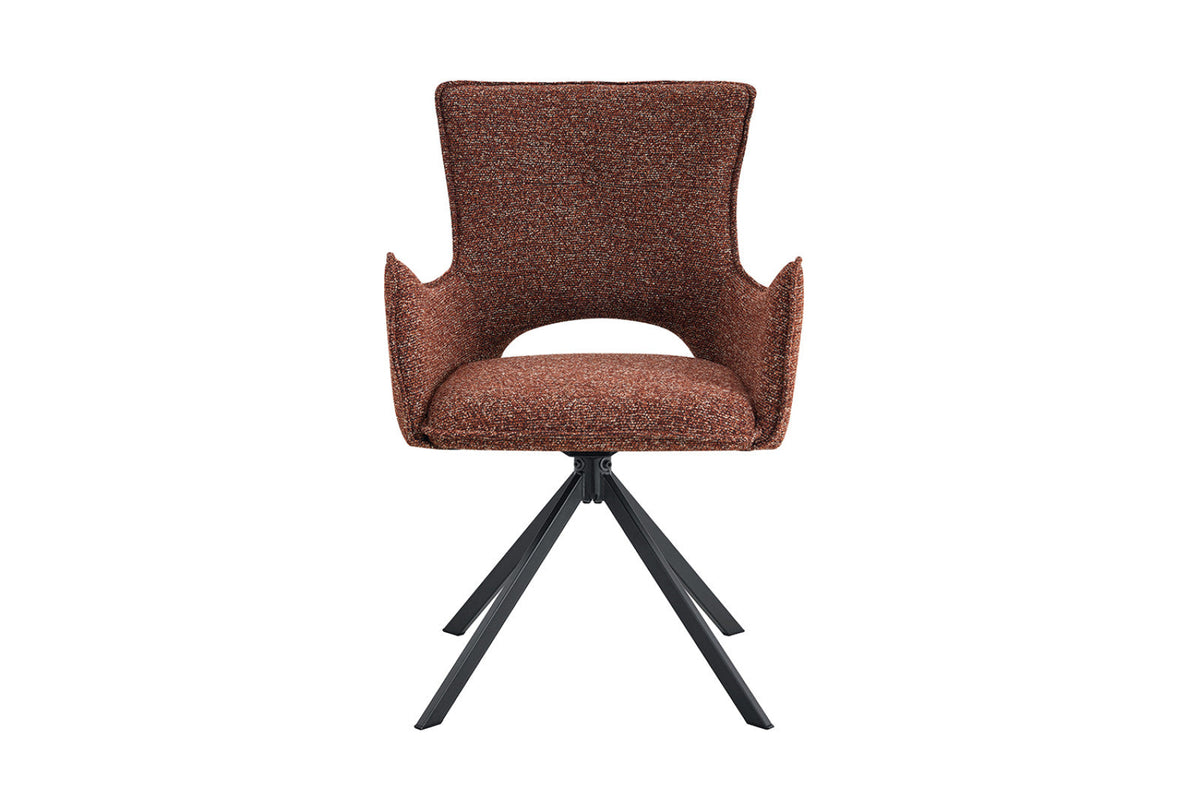 Chaise pivotante Billy – Rouge – vue principale