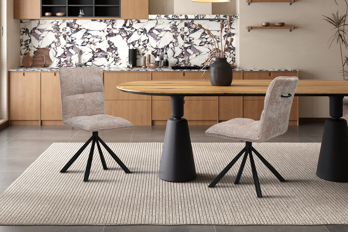 Chaise pivotante Jack – Sable – vue 4