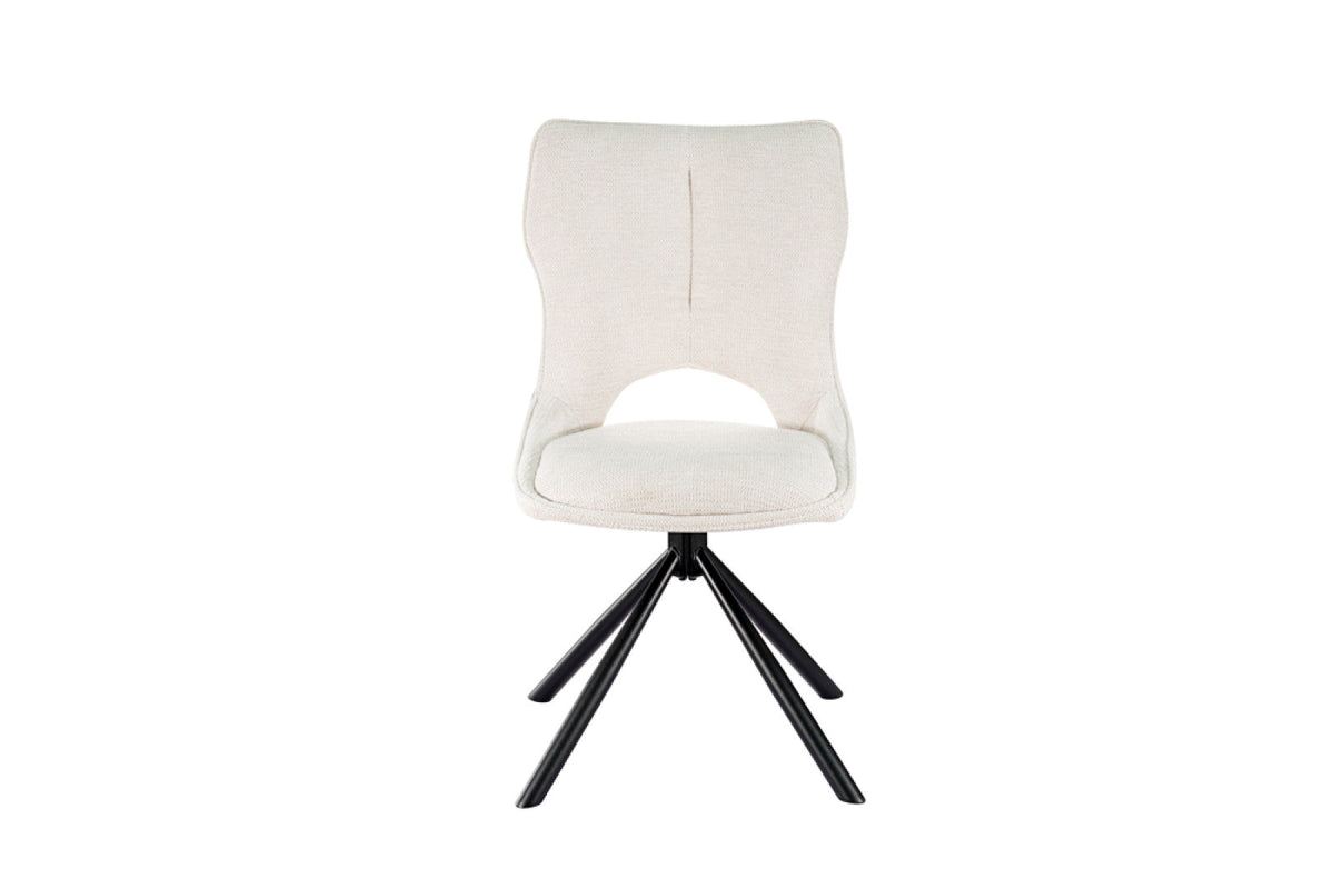 Chaise pivotante Mori – Beige – vue principale