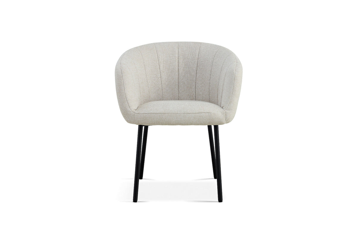 Chaise Sevilla – Tissu beige – vue 4