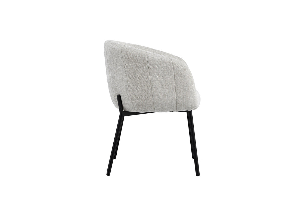 Chaise Sevilla – Tissu beige – vue 5