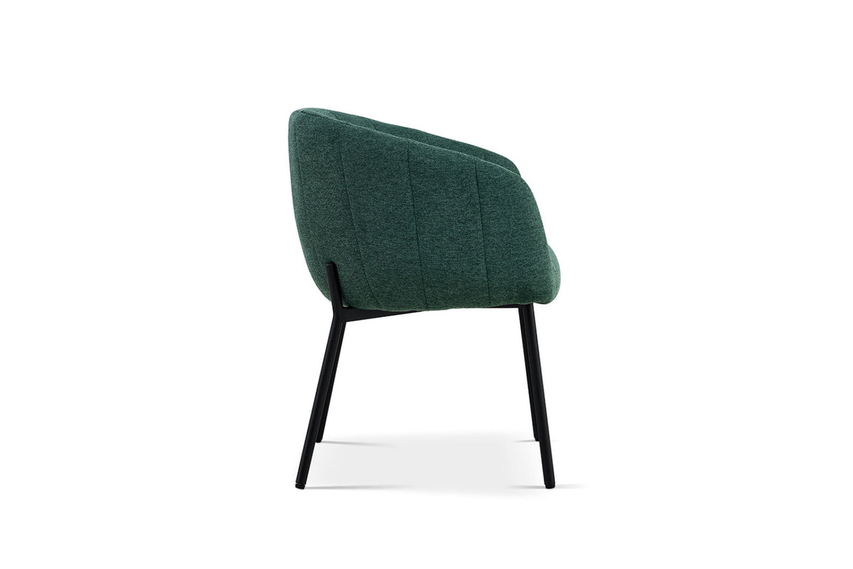 Chaise Sevilla – Tissu vert – vue 5