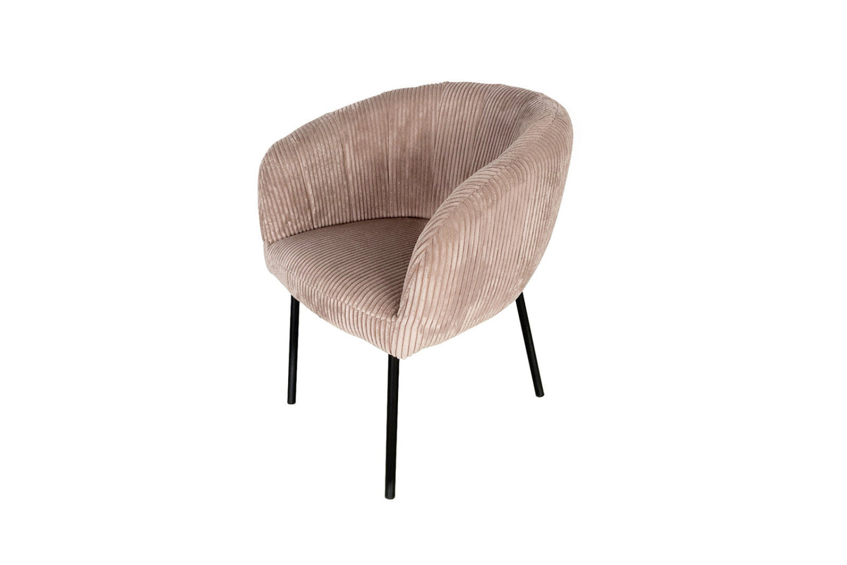 Chaise Sevilla – Corduroy sable – vue 5