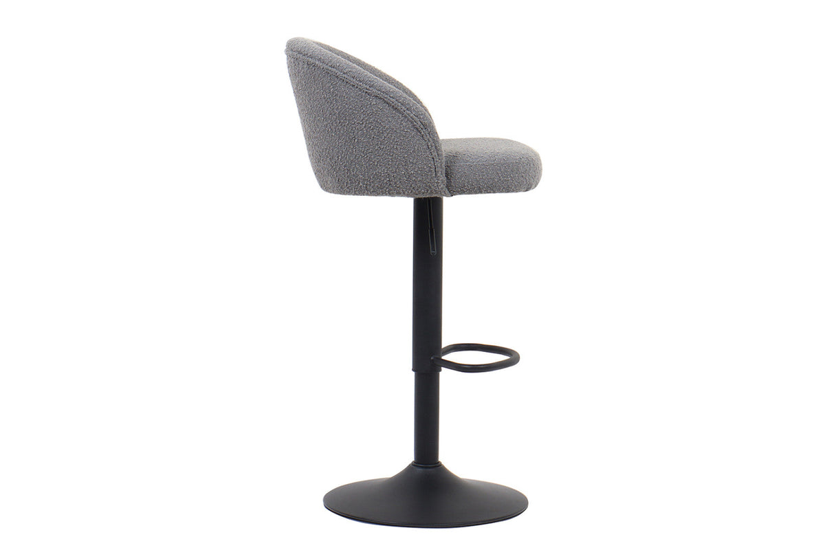 Tabouret de bar Arda – Gris clair – vue 5