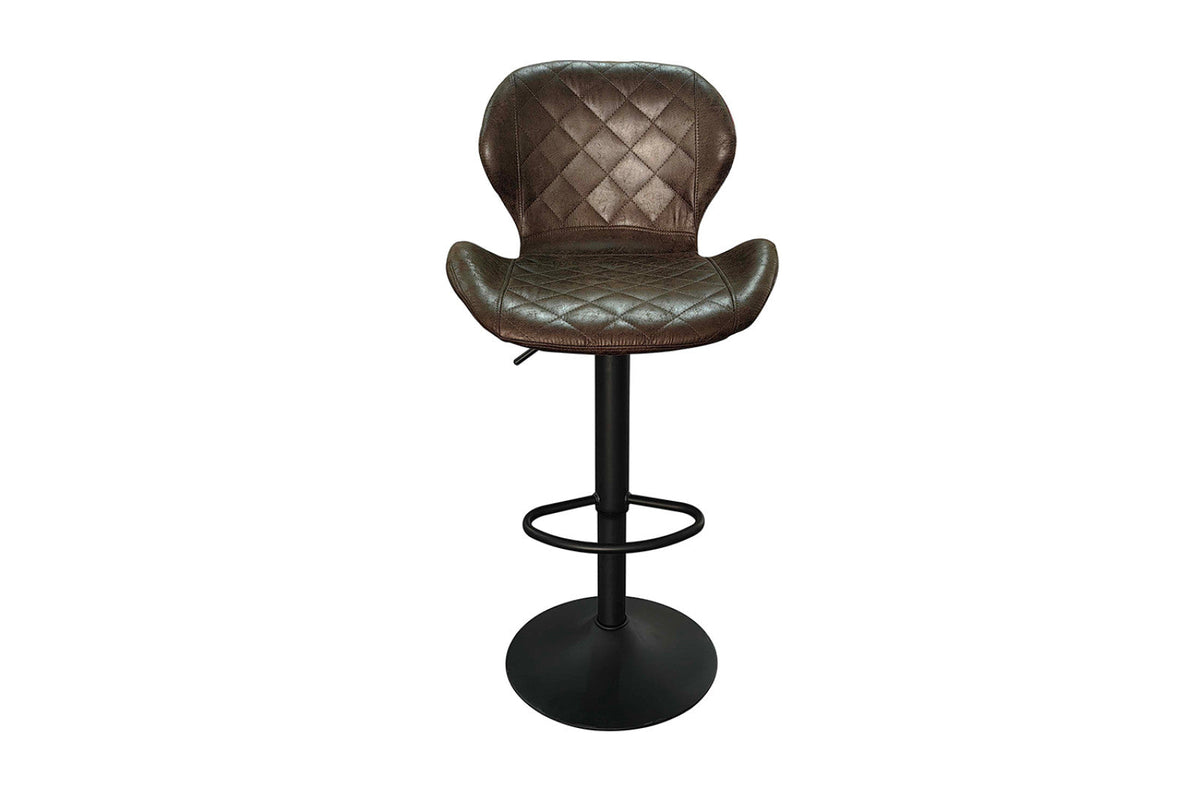 Tabouret de bar Malaga – Brun foncé – vue principale
