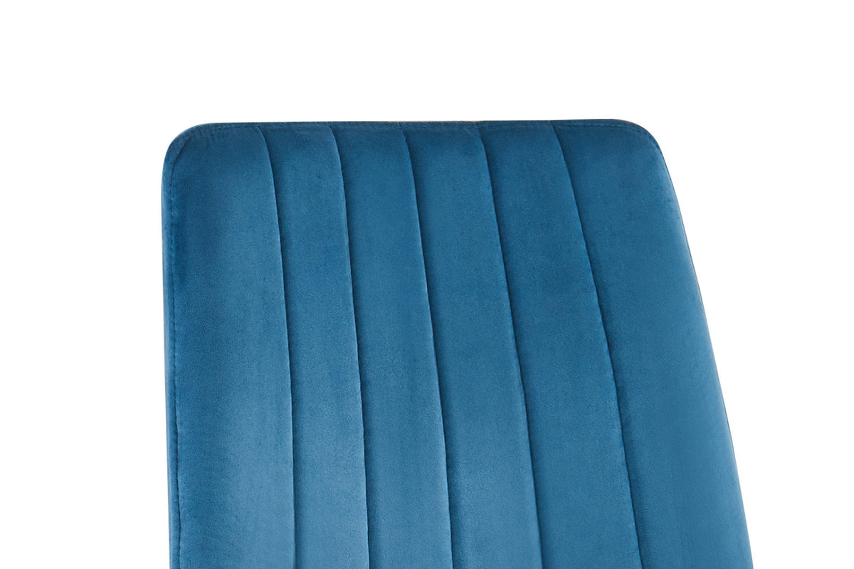 Chaise Willis – Bleu – vue 3