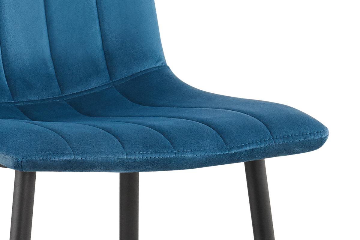 Chaise Willis – Bleu – vue 5