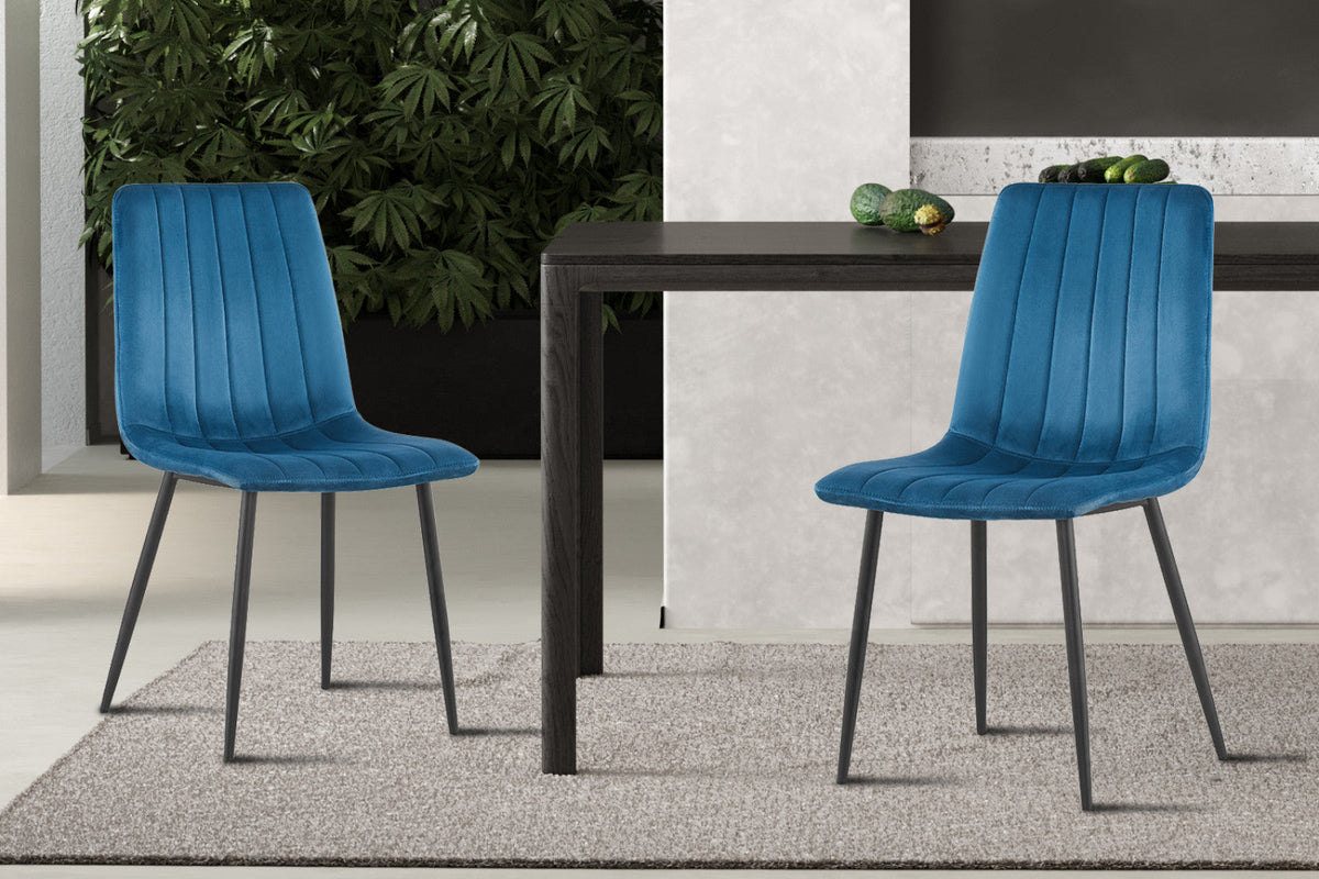 Chaise Willis – Bleu – vue principale