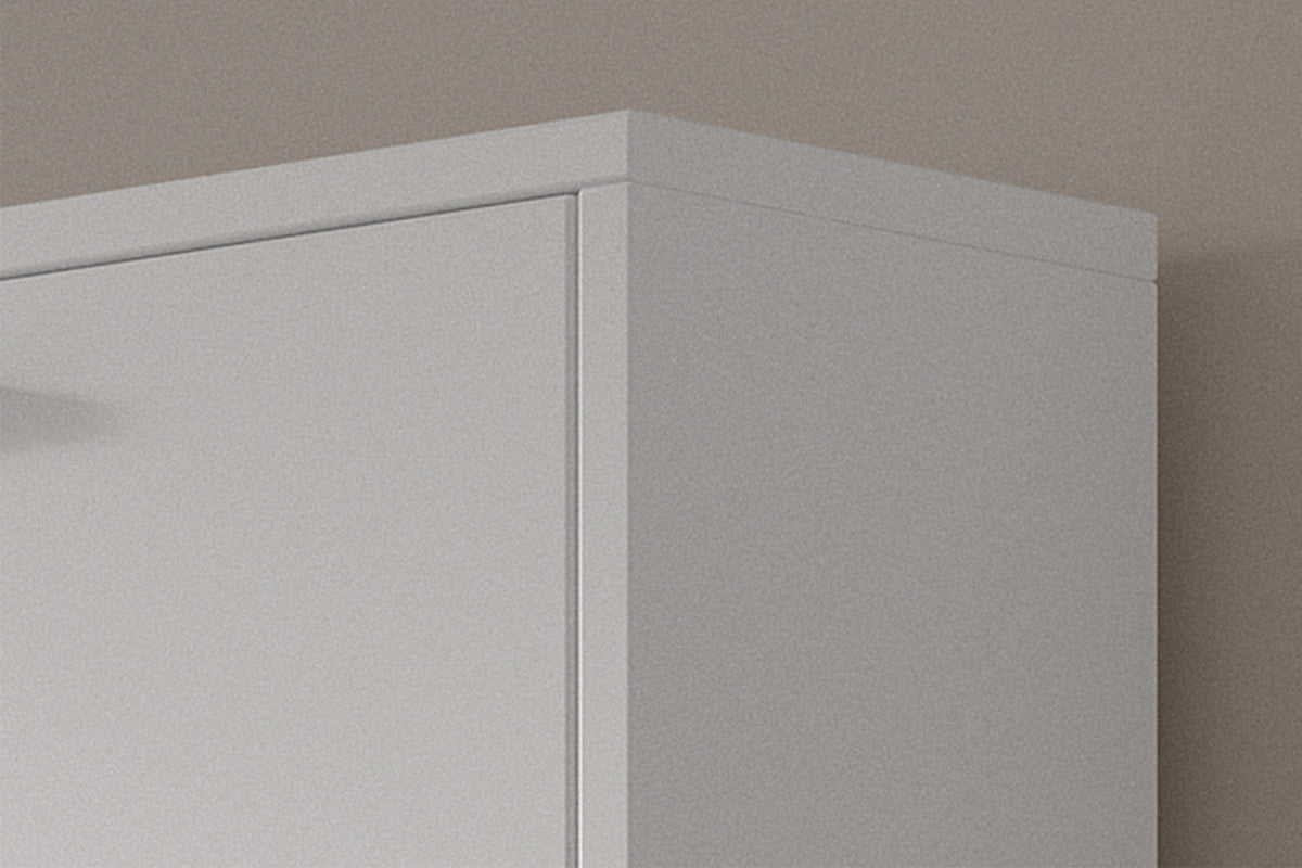 Meuble à chaussures Carini – Blanc, 4 tiroirs – 63 × 155 cm – vue 3