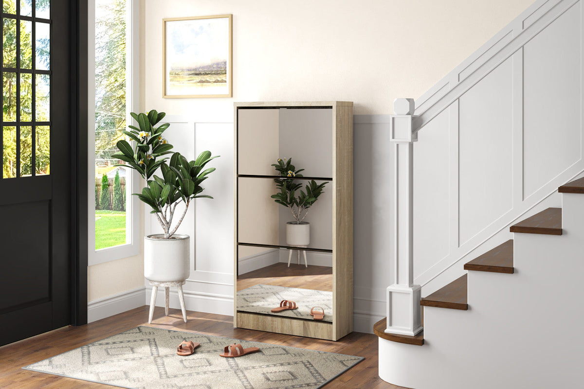 Meuble à chaussures Mex – 3 tiroirs – 60,5 × 123 cm – vue 3