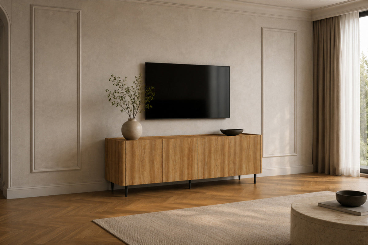 Meuble TV Kyoto – décor chêne naturel – 170 cm