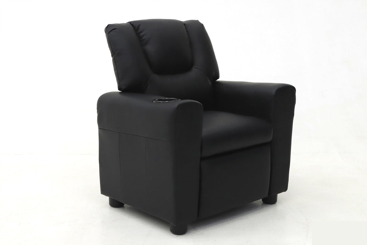 Mini-fauteuil relax Renée – Noir – vue principale