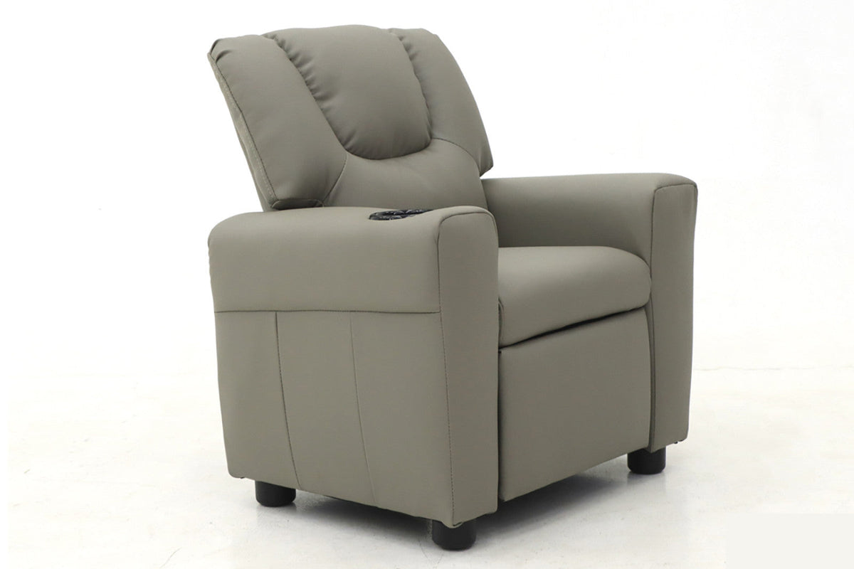 Mini-fauteuil relax Renée – Gris – vue 2