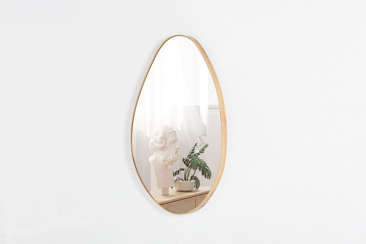 Miroir Romi – chêne vieilli – 80x50 cm