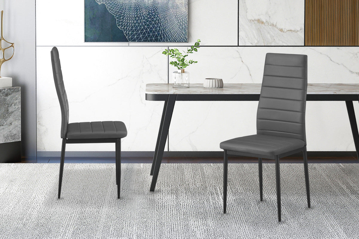 Chaise Cato/Kenzo – Gris – vue 2