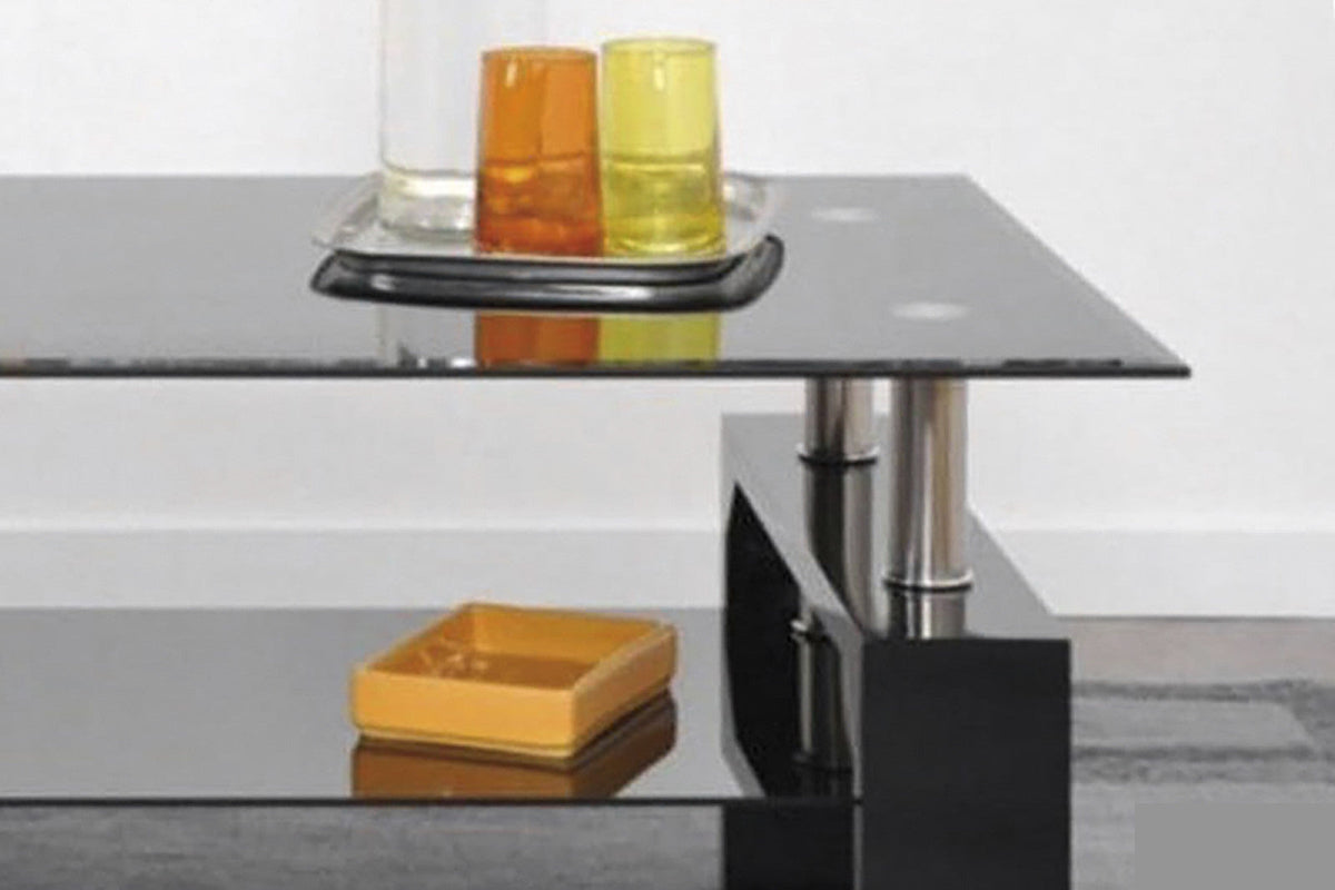 Table basse Alana – Noir – vue 3
