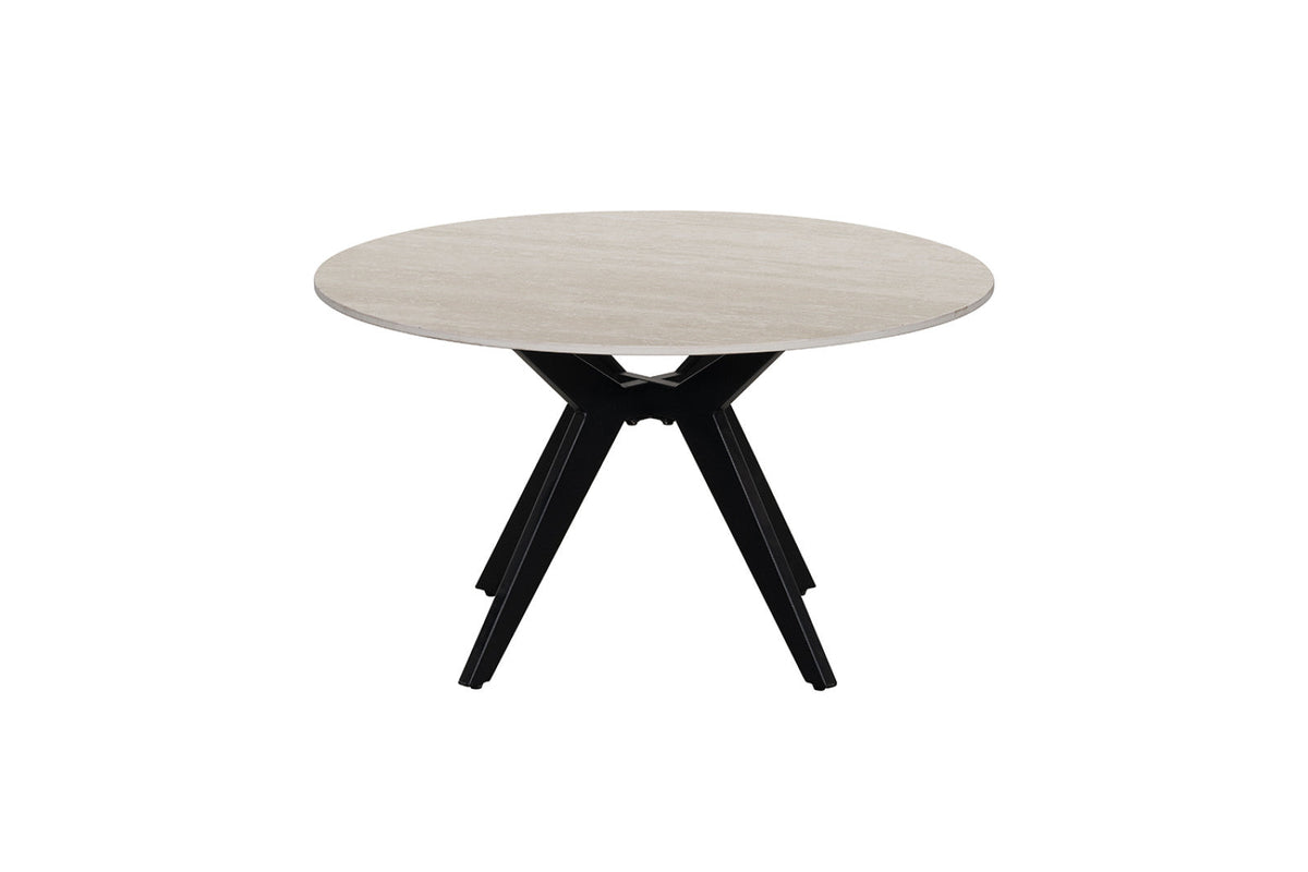 Table basse Apollo – Baroque gris, ronde Ø 80 cm – vue principale