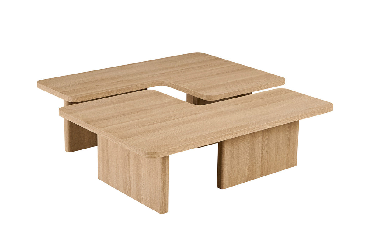 Table basse Arallo – Chêne naturel – vue 5
