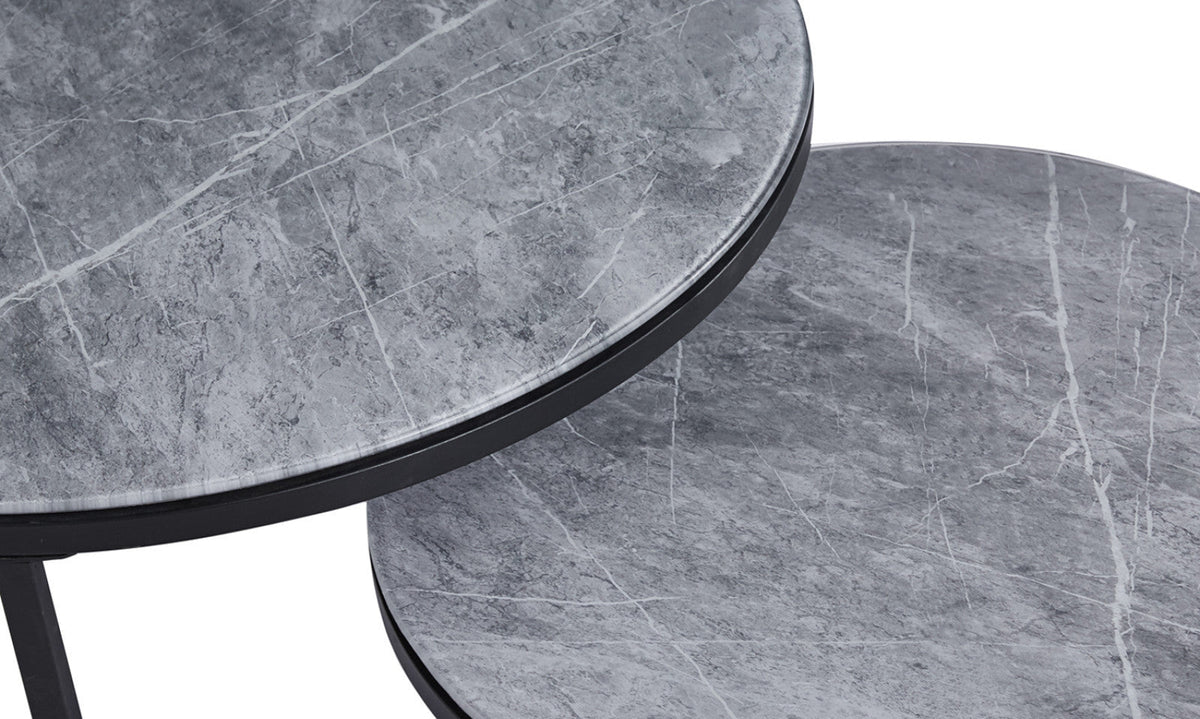 Table basse Boston – Gris pierre – vue 4