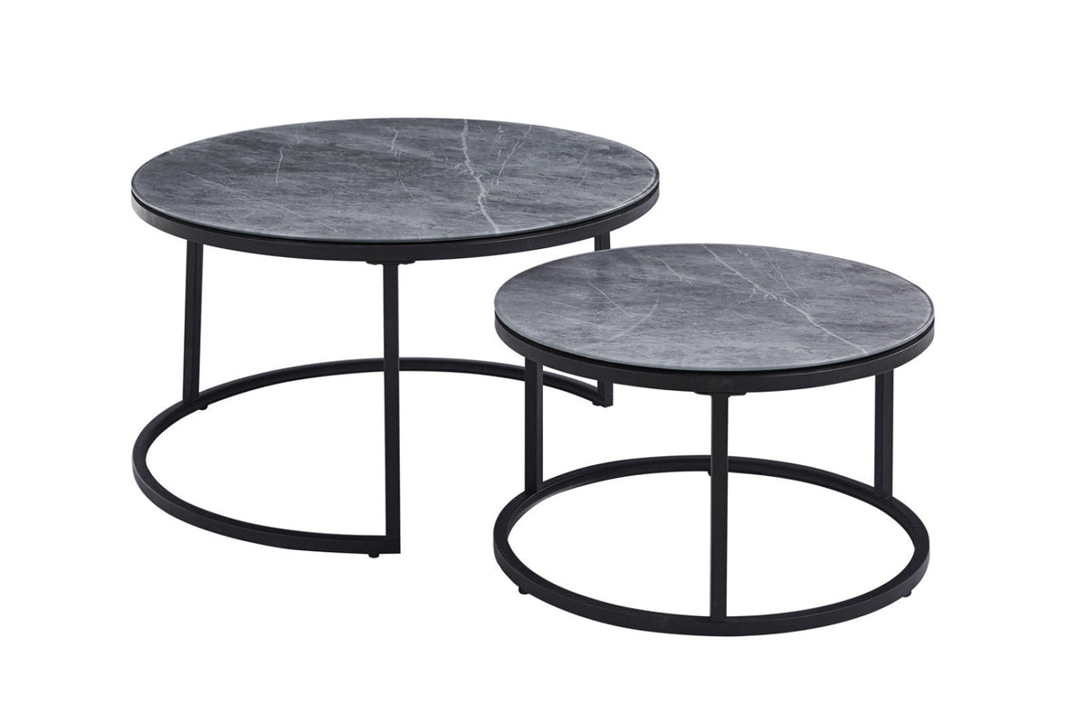 Table basse Boston – Gris pierre – vue principale