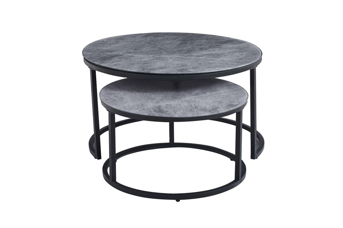 Table basse Boston – Gris pierre – vue 3