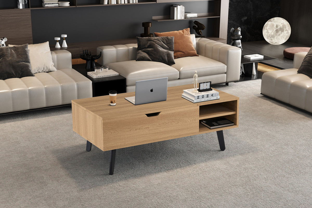 Table basse Justine – Chêne naturel – vue 4